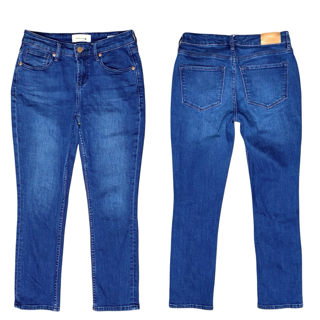 Dear John Blaire Straight Leg Jeans Women's Stretch Denim Sz 25